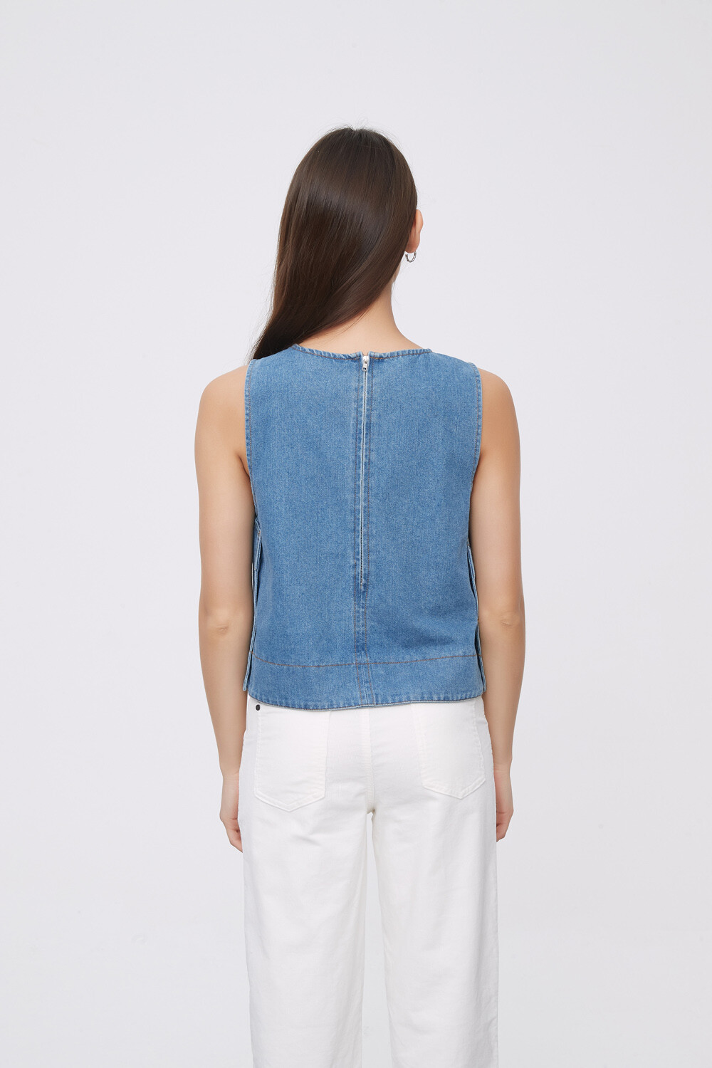 Blusa Wonk Azul Medio