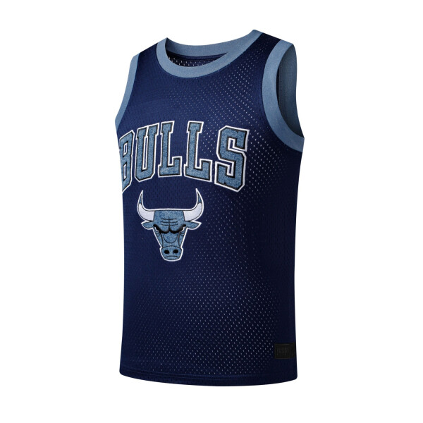 CAMISETA SIN MANGAS NBA BULLS SLAM DENIM HOMBRE NBATT526102-NV1 Azul