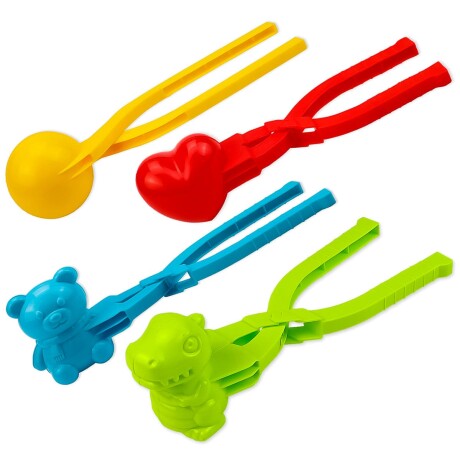 Set De 4 Moldes Para Arena Playa Juguete Animalitos Ply004002