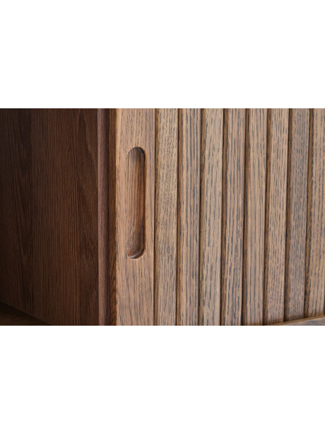 Mueble TV LYNGVIG 120cm 2 puertas persia roble osc Mueble TV LYNGVIG 120cm 2 puertas persia roble osc