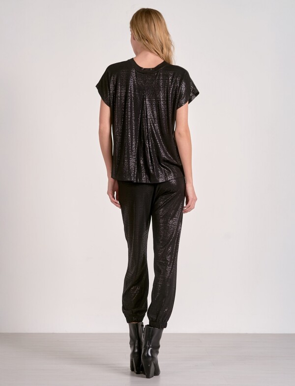 Enterito Lurex NEGRO