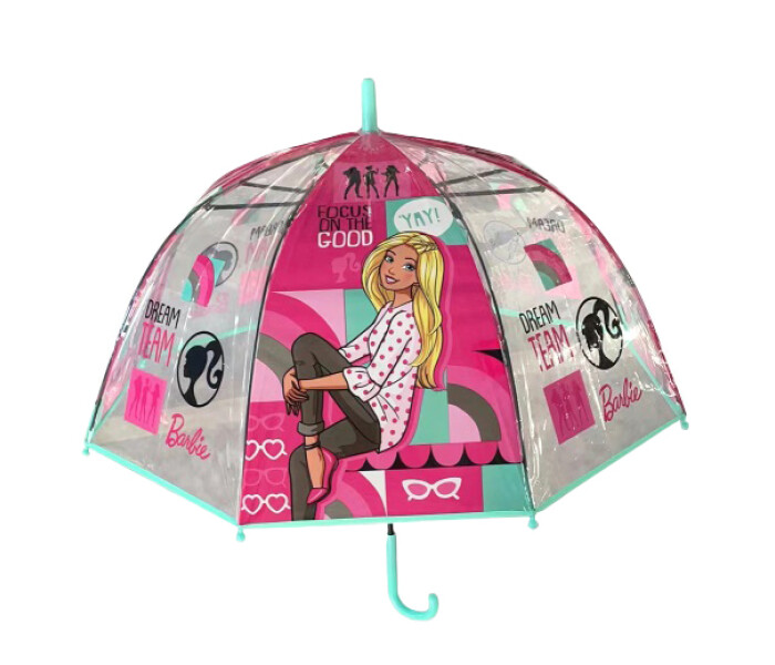 Paraguas Barbie Rosa/Celeste