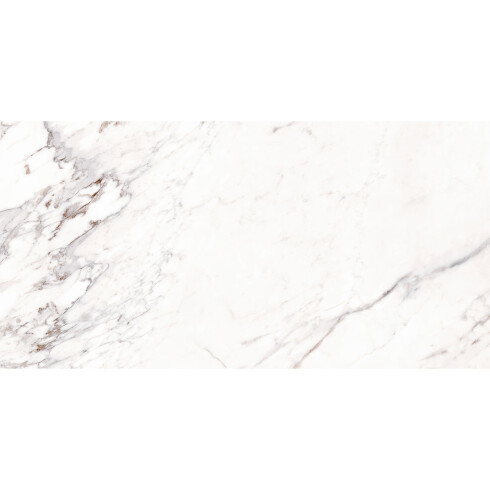 PORCELANATO RECTANGULAR 60X120 BRILLO BLANCO MARMOLADO BLANCO