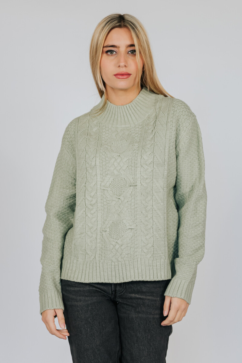 Sweater Aburi - Verde Grisaceo 
