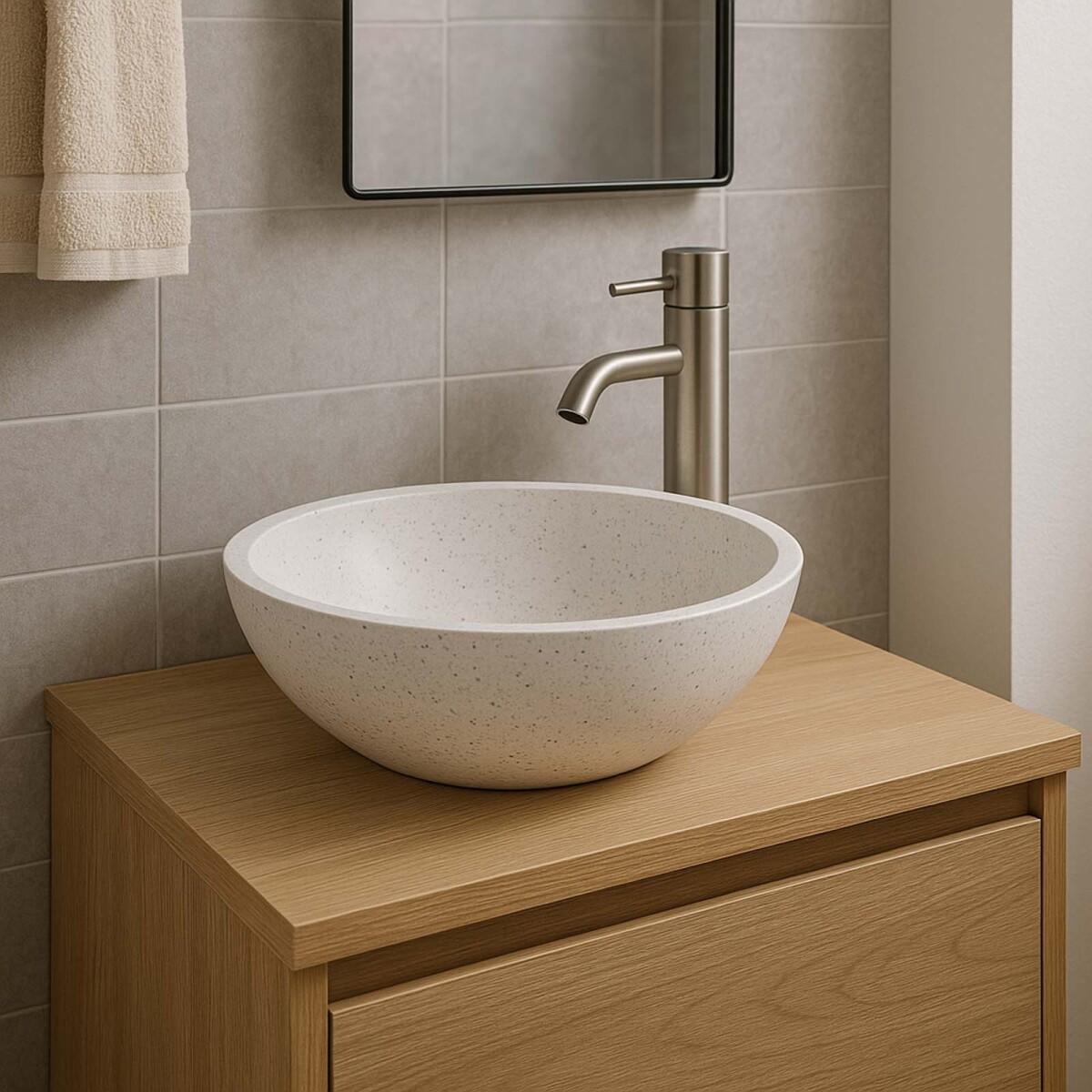 BACHA - TERRAZO NATURAL-BEIGE TIBER 