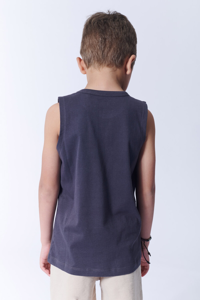 Camiseta sin mangas surfing - Fun Gris