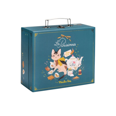 Juego de té de cerámica Los parisinos Moulin Roty Juego de té de cerámica Los parisinos Moulin Roty