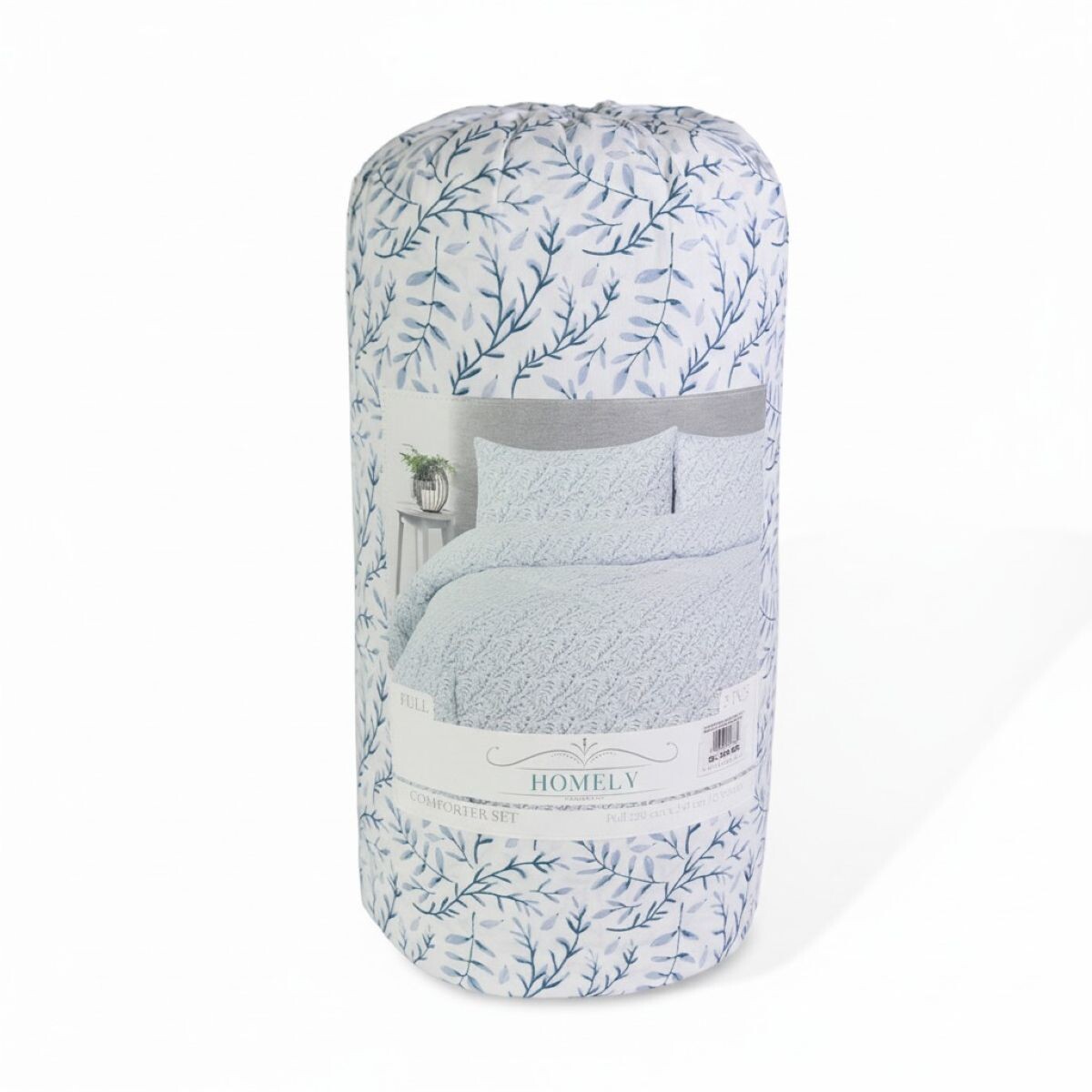 JGO EDREDON ESTAMP AZUL FULL 250X240CM 3PZAS 