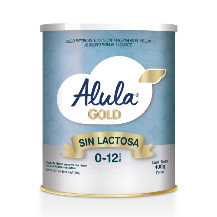 ALULA GOLD SIN LACTOSA LATA X 400 GR. única