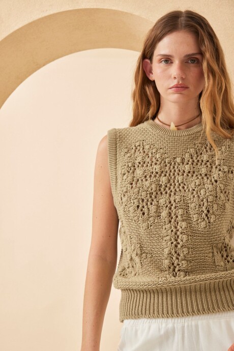 CHALECO PALMIER VERDE