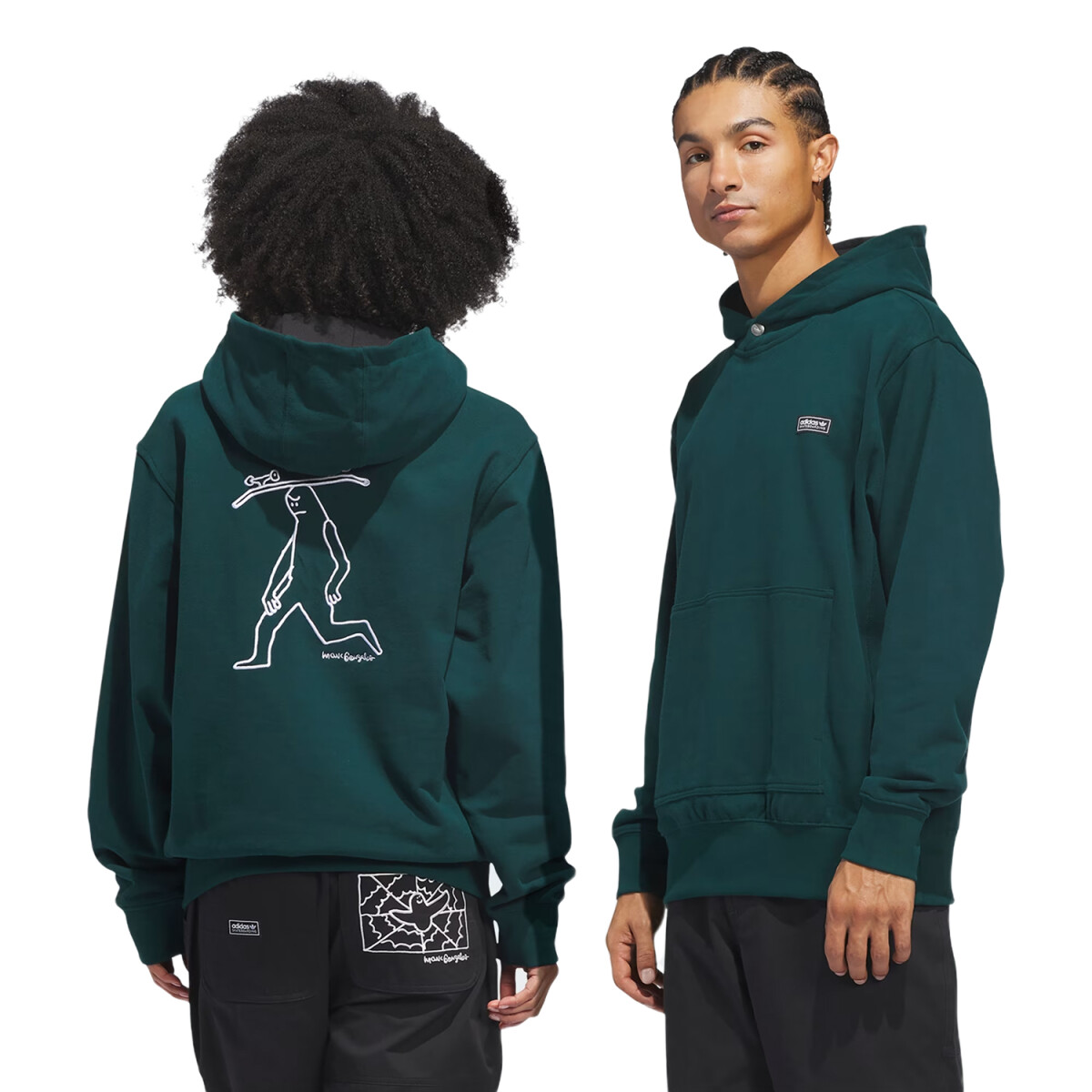 Canguro Adidas Gonz Graph - Verde 