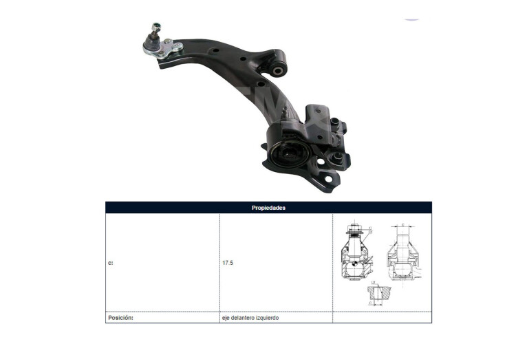 Parilla De Suspension Delantera Honda Crv 07-11 Izq Parilla De Suspension Delantera Honda Crv 07-11 Izq