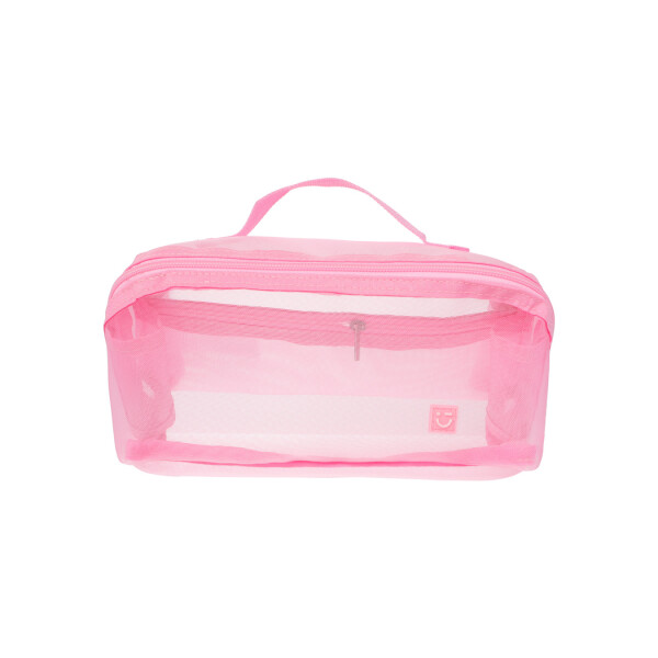 Portacosméticos malla pink Portacosméticos malla pink