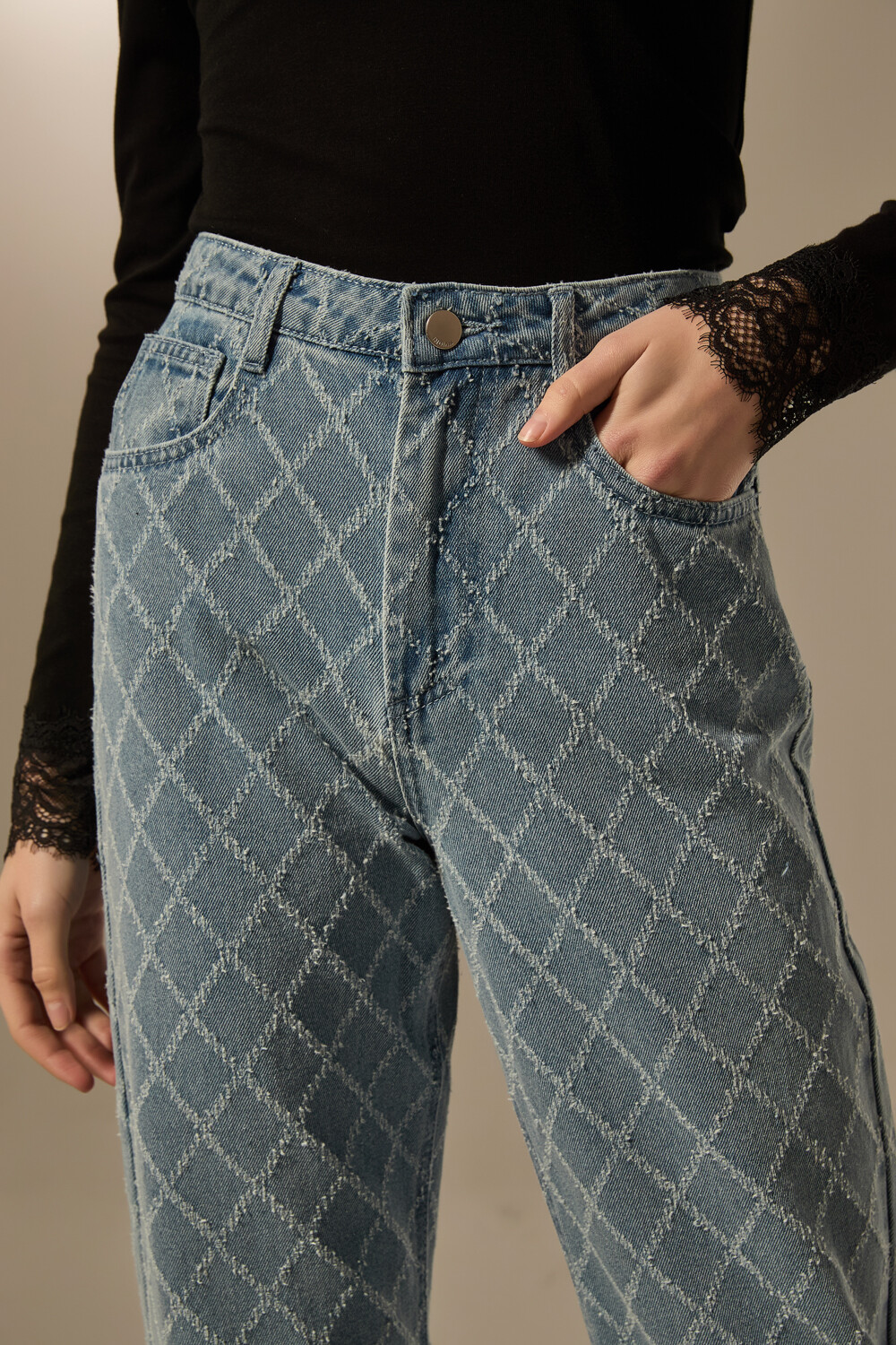 Pantalon Quartin Celeste Grisaceo