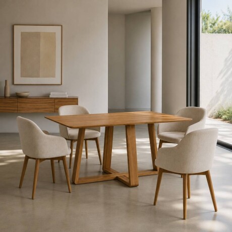 Mesa de Comedor Wood - 120 x90 Canela