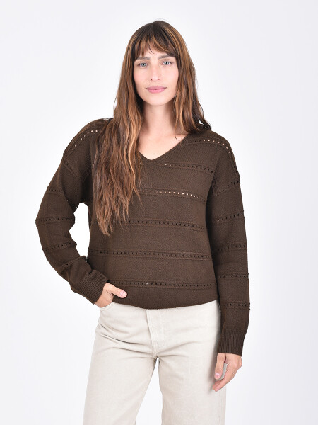 BUZO GAIA MARRON
