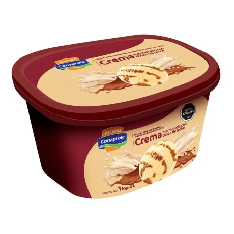 Helado Conaprole crema marmolada dulce de leche 2 l Helado Conaprole crema marmolada dulce de leche 2 l