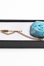 Pin para el Ojal Diseño Flor CELESTE