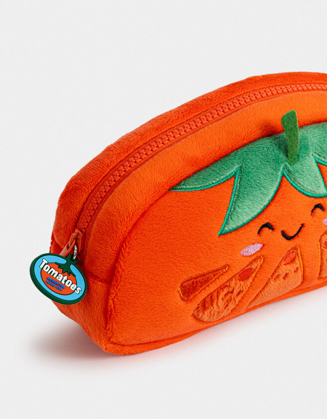 Cartucheras Peluche Cartuchera Plush Tomate - Rojo Medio