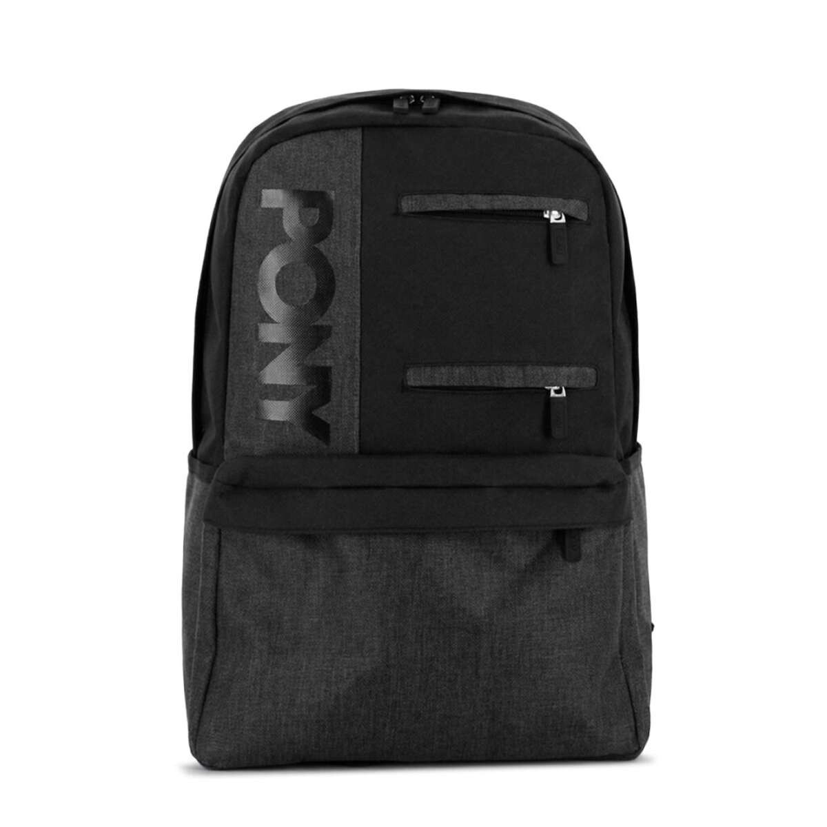 Pony Mochila Queens - Gris-Negro 