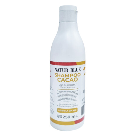 Shampoo Cacao sin sal NATUR BLUE 250 mL