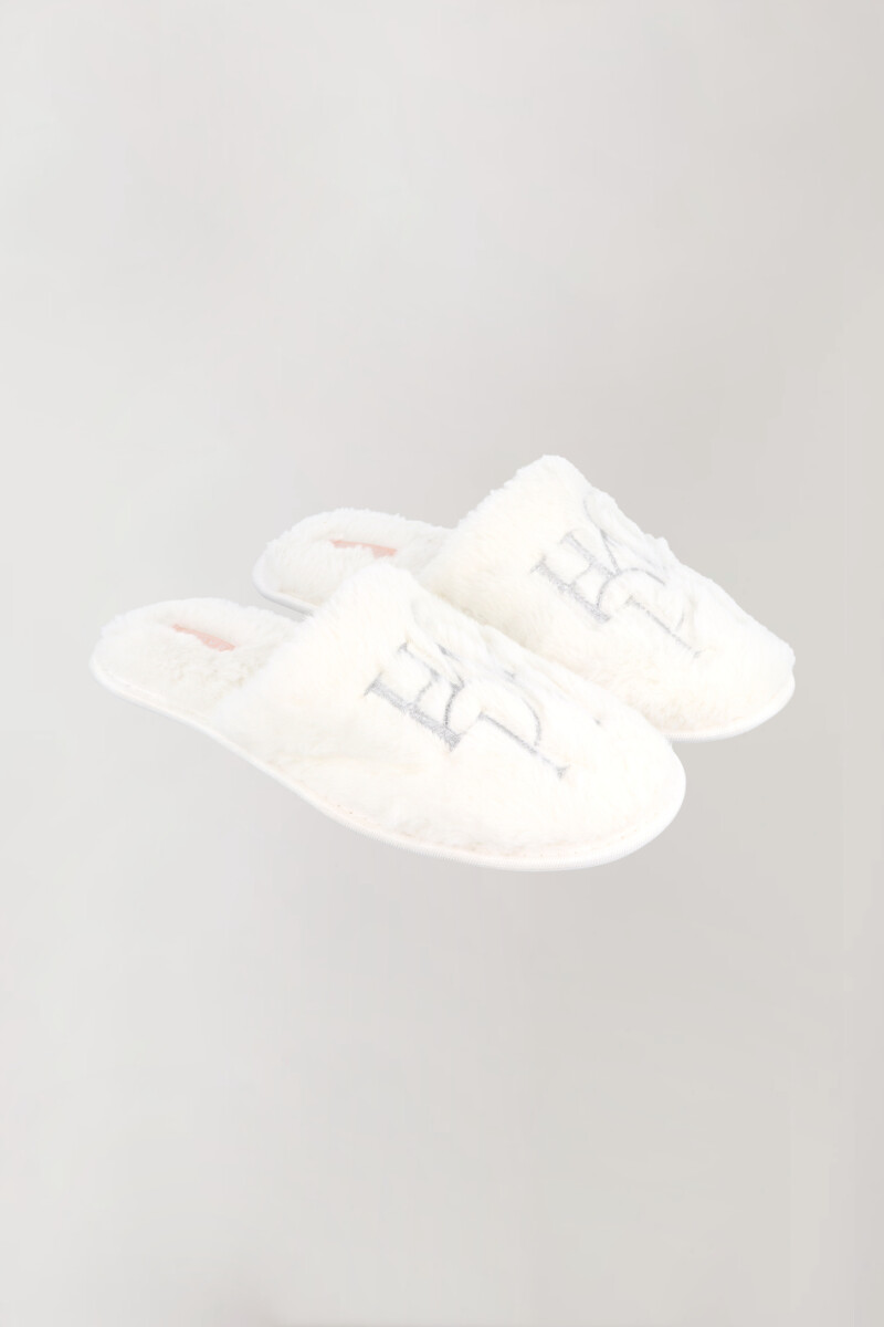 PANTUFLA HAPPY - BEIGE 