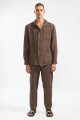 PREMIUM LINEN JACKET Moccha