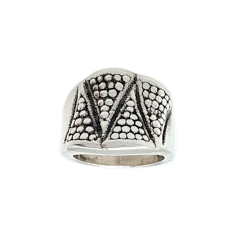 Anillo Puntos-Plata 925 Inflada-Sin Piedra-AN3139 sinpiedra