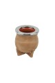 Mate de ceramica Torpedo beige