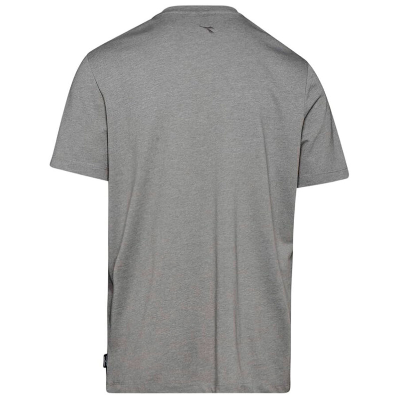 Remera Diadora Utility Hombre Gris Melange