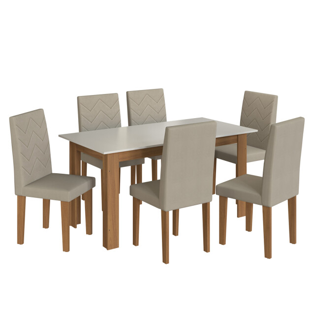 Juego de comedor mesa y 6 sillas Juego de comedor mesa y 6 sillas