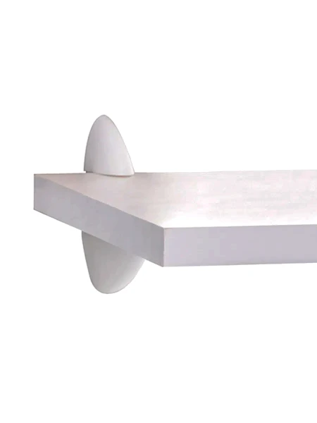 ESTANTE CON SOPORTE BLANCO BLANCO