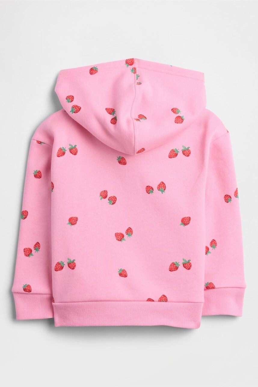 Canguro Con Cierre Logo Gap Toddler Niña Parisian Pink