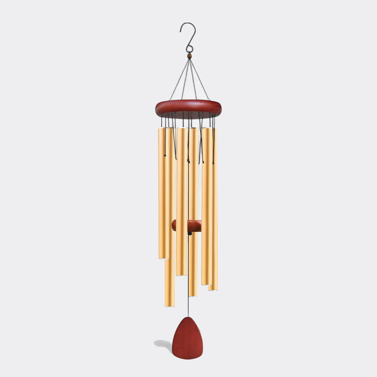 Campana de Viento Wood - Dorado 