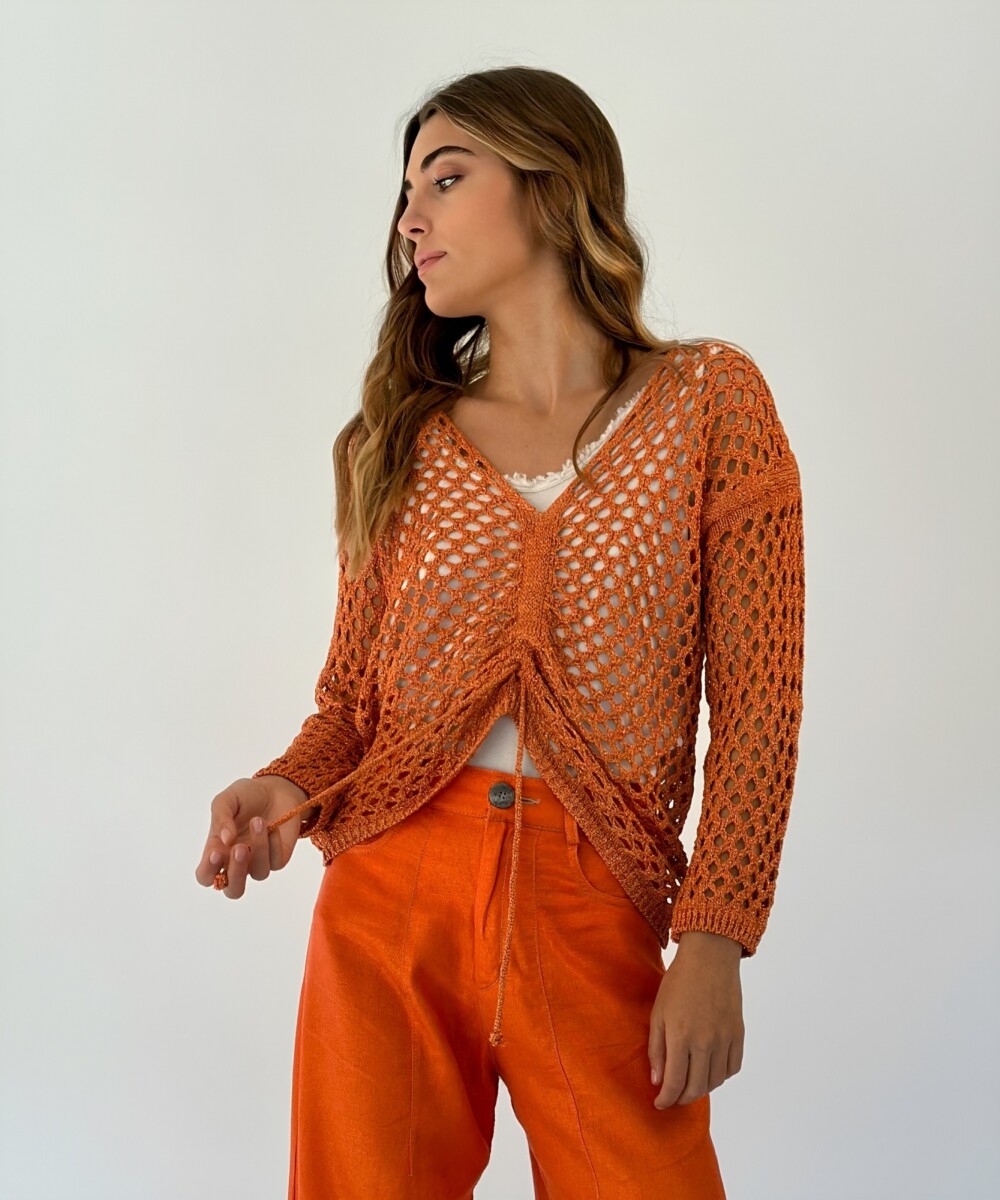 TOP TEJIDO YOKO - NARANJA 