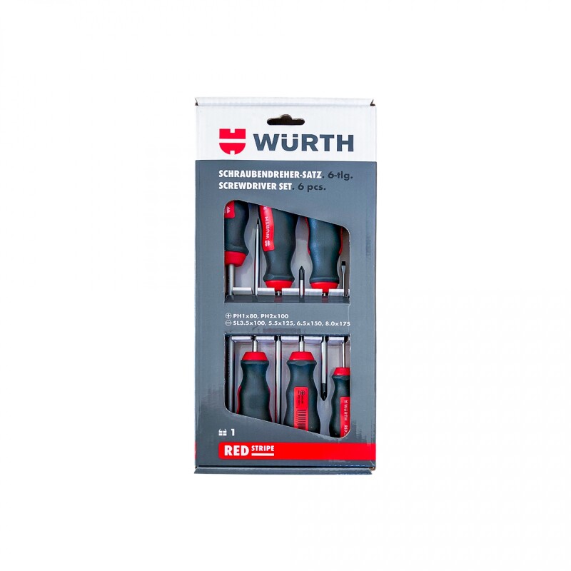 Wurth Destornilladores 6 Piezas Wurth Destornilladores 6 Piezas