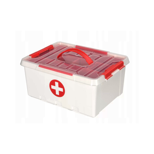 Caja para primeros auxilios 15lt 40x30x18 cm TT0266
