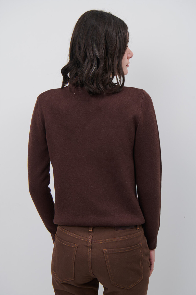 POLERA WINTER MARRON