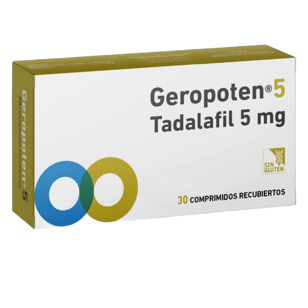 GEROPOTEN 5 MG. CJ X 30 COMP. REC. única