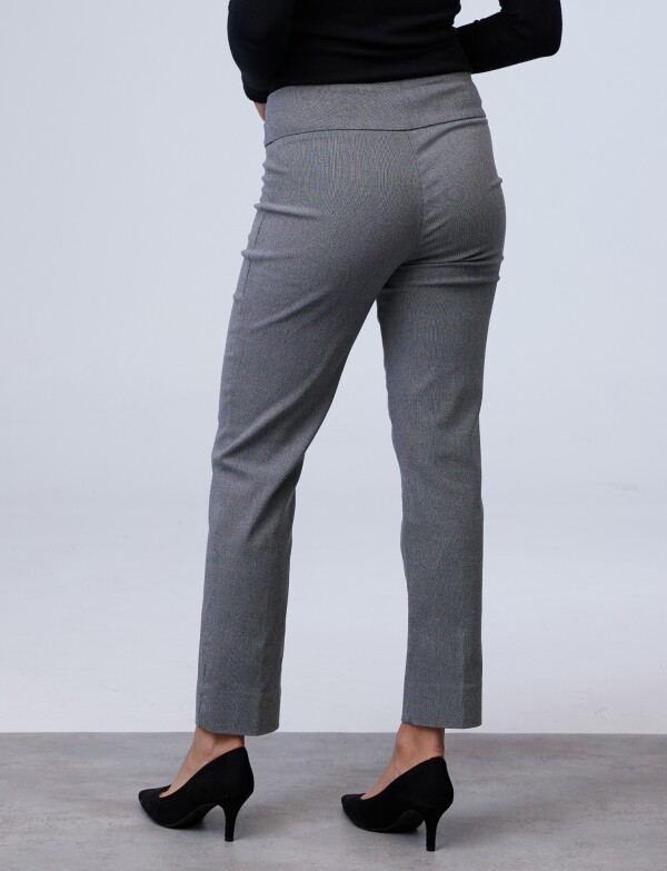 Pantalon Tweed NEGRO/GRIS