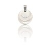 Dije triple circulo grabado - Plata 925 - Sin piedra-CP4605 sinpiedra