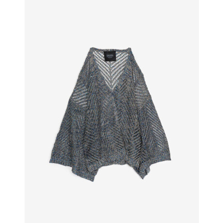 Kimono De Noche Tejido Negro