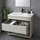 MUEBLE DE BAÑO AEREO 60X46X50CM COLOR GRIS GRIS