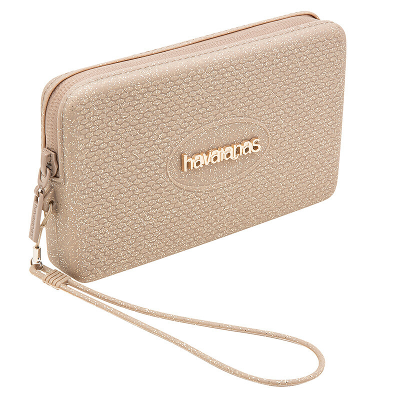 Mini Bolso Havaianas Glitter Dorado
