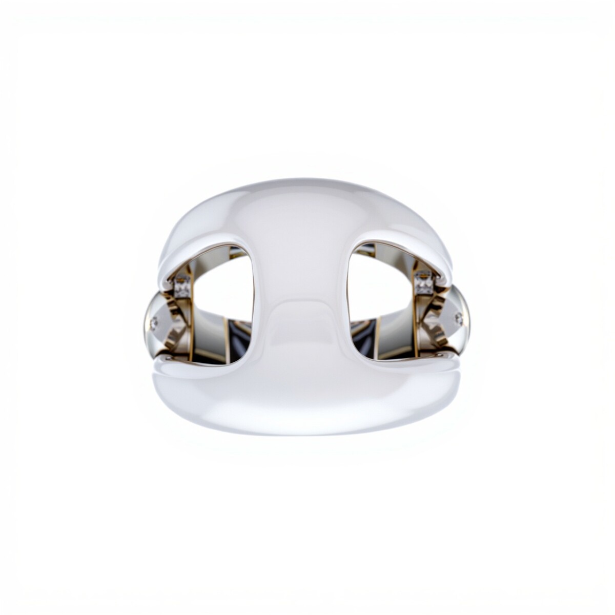Anillo Hermes-Plata 925 Inflada-Sin Piedra-AN3034 - sinpiedra 