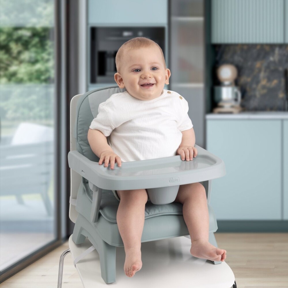 Silla de comer portatil BENTO CHICCO gris