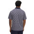 UA Playoff 3.0 Printed Polo-BLU WHT-114