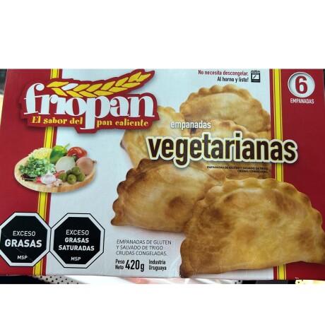 EMPANADAS VEGETARIANAS X6 FRIOPAN EMPANADAS VEGETARIANAS X6 FRIOPAN