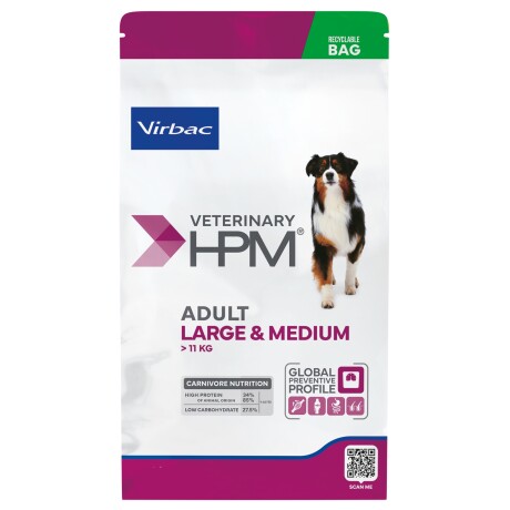 HPM ADULTO PERRO GRANDE & MEDIANO 3 KG Hpm Adulto Perro Grande & Mediano 3 Kg
