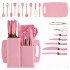 Set de 19 Utensilios para Cocina Silicona Antiadherente IMBACK Rosa Set de 19 Utensilios para Cocina Silicona Antiadherente IMBACK Rosa